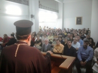 Ο αγιασμός για την έναρξη των μαθημάτων στη Σχολή Βυζαντινής Μουσικής της Ιεράς Μητροπόλεως Χαλκίδος